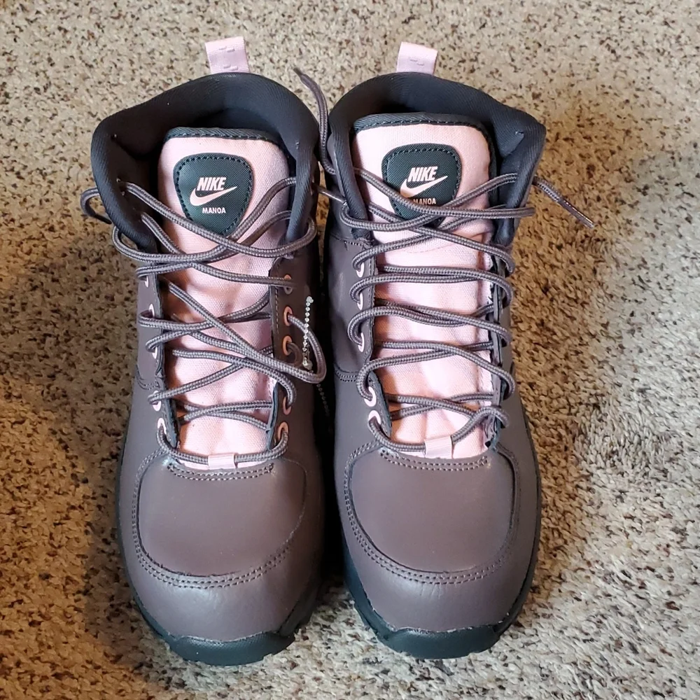 Nike Manoa Lace Up Winter Youth Girls  Boots Shoes